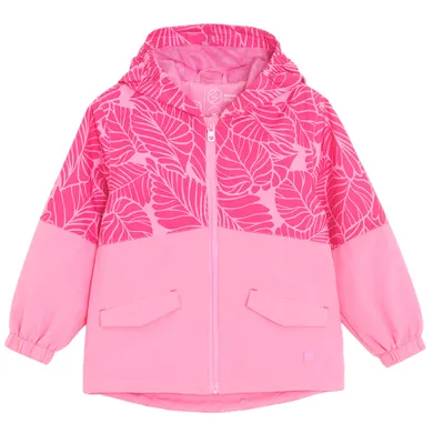 Cool Club, Przeciwdeszczowa kurtka dziewczęca z kapturem, różowa