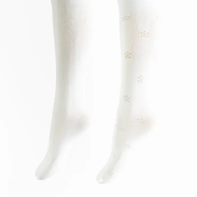 Cool Club, Rajstopy dziewczęce, białe, mikrofibra, 60 DEN, zestaw, 2 szt.