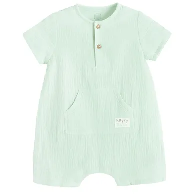 Cool Club, Rampers chłopięcy, muślinowy, zielony