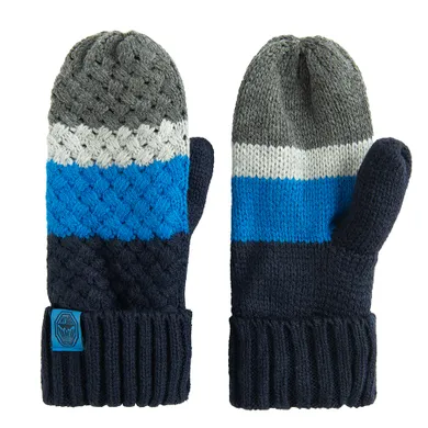 Cool Club, Rękawiczki chłopięce, niebiesko-szare