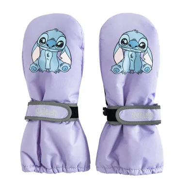 Cool Club, Rękawiczki narciarskie, fioletowe, Lilo i Stitch