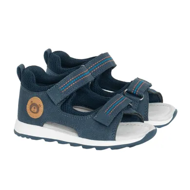 Cool Club, Sandały chłopięce, granatowe, skórzana wkładka