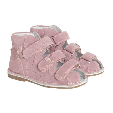 Cool Club, Sandały dziewczęce, profilaktyczne, skórzane, różowe