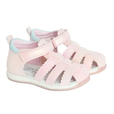 Cool Club, Sandały dziewczęce, różowe, skórzana wkładka