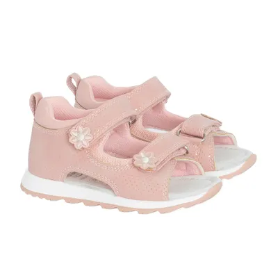 Cool Club, Sandały dziewczęce, różowe, skórzana wkładka