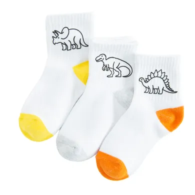 Cool Club, Skarpetki chłopięce, białe, zestaw, 3 szt.