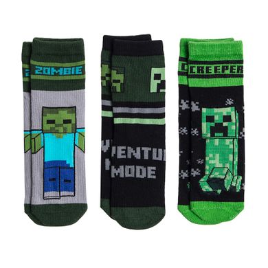 Cool Club, Skarpetki chłopięce, mix, Minecraft, zestaw, 3 szt.