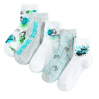 Cool Club, Skarpetki chłopięce, mix, zestaw, 5 szt.