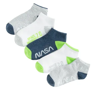 Cool Club, Skarpetki chłopięce, stopki, mix, NASA, zestaw, 5 szt.