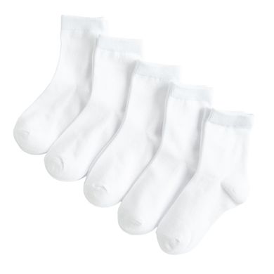 Cool Club, Skarpetki dziecięce, białe, zestaw, 5 szt.