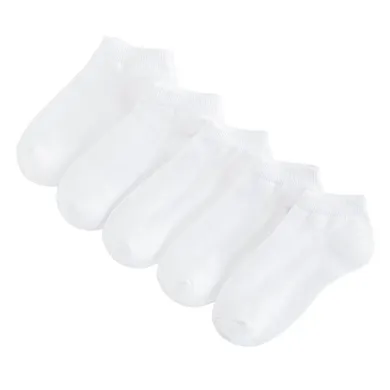 Cool Club, Skarpetki dziecięce, stopki, białe, zestaw, 5 szt.
