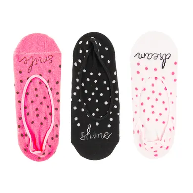 Cool Club, Skarpetki dziewczęce, stopki do balerin, mix, zestaw, 3 szt.