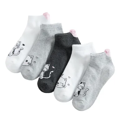 Cool Club, Skarpetki dziewczęce, stopki, mix, zestaw, 5 szt.