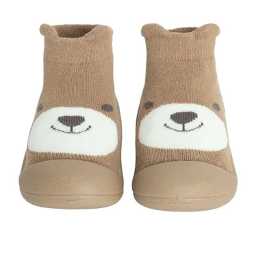 Cool Club, Skarpetobuty chłopięce, brązowe, podeszwa Barefoot