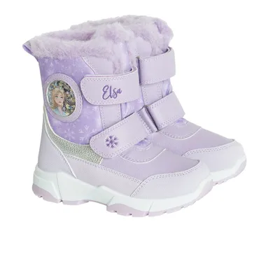 Cool Club, Śniegowce dziewczęce, ocieplane, z wełną, fioletowe, Kraina Lodu