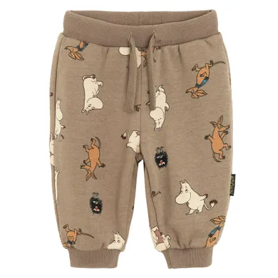 Cool Club, Spodnie dresowe chłopięce, brązowe, Muminki