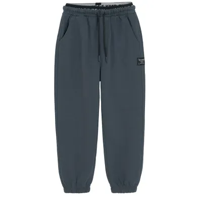 Cool Club, Spodnie dresowe chłopięce, loose, grafitowe