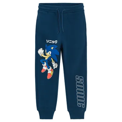 Cool Club, Spodnie dresowe chłopięce, niebieskie, Sonic the Hedgehog