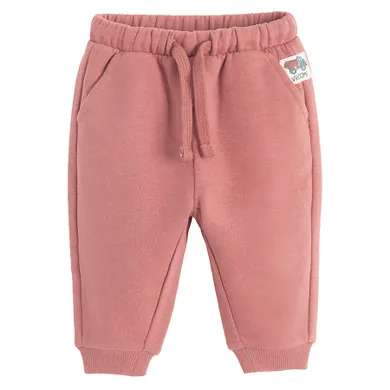 Cool Club, Spodnie dresowe chłopięce, ocieplane, brązowe