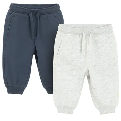 Cool Club, Spodnie dresowe chłopięce, ocieplane, mix, zestaw, 2 szt.