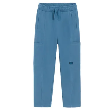 Cool Club, Spodnie dresowe chłopięce, relaxed, niebieskie