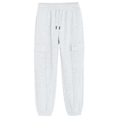 Cool Club, Spodnie dresowe chłopięce, relaxed, szare