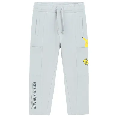 Cool Club, Spodnie dresowe chłopięce, relaxed, szare, Pokemon