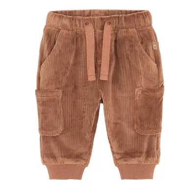 Cool Club, Spodnie dresowe chłopięce, welurowe, brązowe