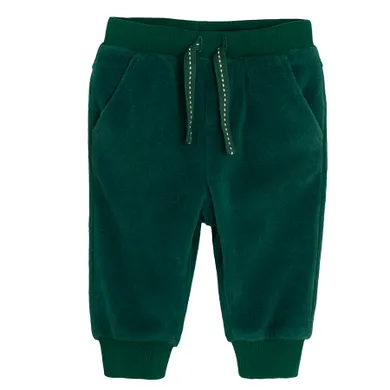Cool Club, Spodnie dresowe chłopięce, welurowe, zielone