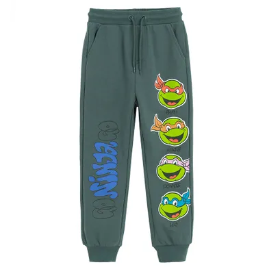 Cool Club, Spodnie dresowe chłopięce, zielone, Wojownicze Żółwie Ninja