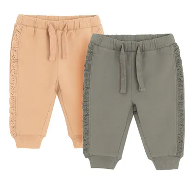 Cool Club, Spodnie dresowe dziewczęce, mix, zestaw, 2 szt.