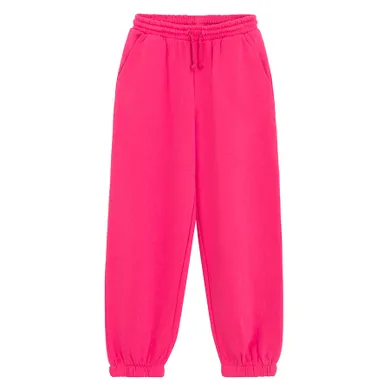 Cool Club, Spodnie dresowe dziewczęce, ocieplane, różowe
