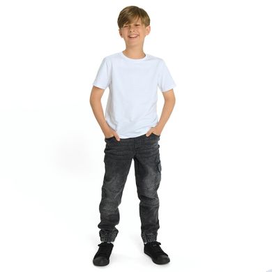 Cool Club, Spodnie jeansowe chłopięce, jogger, szare