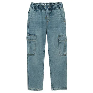 Cool Club, Spodnie jeansowe chłopięce, ocieplane, wide leg, denim