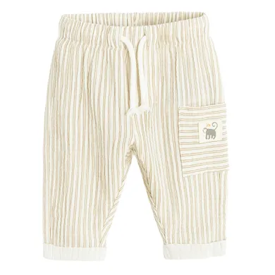 Cool Club, Spodnie materiałowe chłopięce, ecru