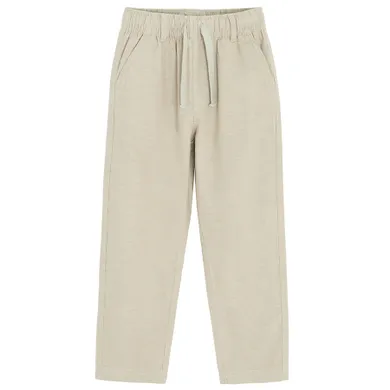 Cool Club, Spodnie materiałowe chłopięce, relaxed, beżowe