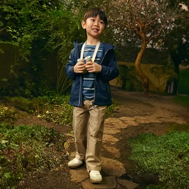 Cool Club, Spodnie materiałowe chłopięce, wide leg, beżowe