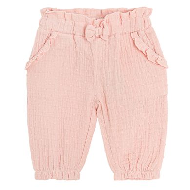 Cool Club, Spodnie muślinowe dziewczęce, różowe