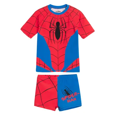 Cool Club, Strój kąpielowy chłopięcy dwuczęściowy, UV 50, mix, Spider-Man