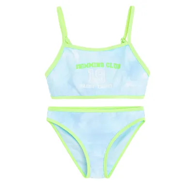 Cool Club, Strój kąpielowy dziewczęcy dwuczęściowy, UV 50, niebieski