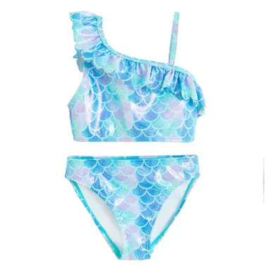 Cool Club, Strój kąpielowy dziewczęcy dwuczęściowy, UV 50, niebieski