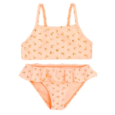 Cool Club, Strój kąpielowy dziewczęcy dwuczęściowy, UV 50, pomarańczowy