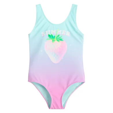 Cool Club, Strój kąpielowy dziewczęcy jednoczęściowy, UV 50, mix