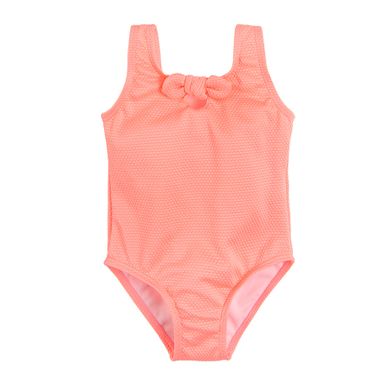 Cool Club, Strój kąpielowy dziewczęcy jednoczęściowy, UV 50, różowy fluo