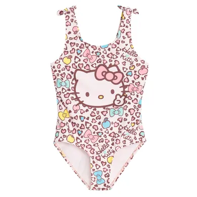 Cool Club, Strój kąpielowy dziewczęcy jednoczęściowy, UV 50, różowy, Hello Kitty