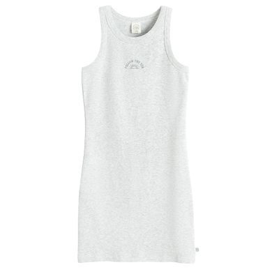 Cool Club, Sukienka dziewczęca bez rękawów, prążkowana, szara