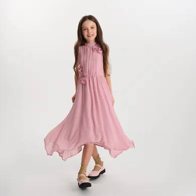 Cool Club, Sukienka dziewczęca bez rękawów, różowa