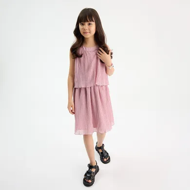 Cool Club, Sukienka dziewczęca bez rękawów, różowa