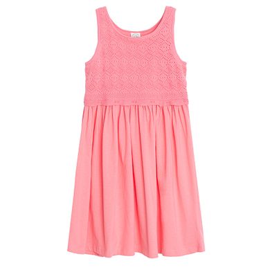 Cool Club, Sukienka dziewczęca bez rękawów, różowa