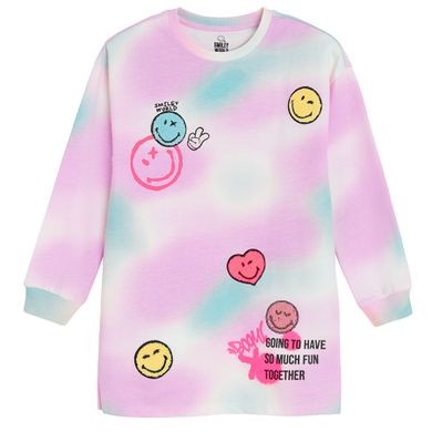 Cool Club, Sukienka dziewczęca z długim rękawem, mix, SmileyWorld